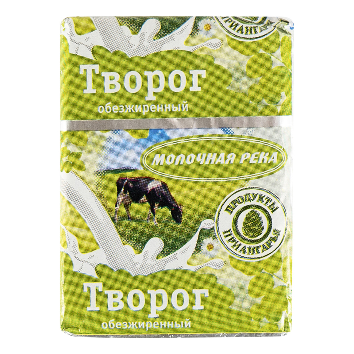 

Творог Молочная река обезжиренный 180 г