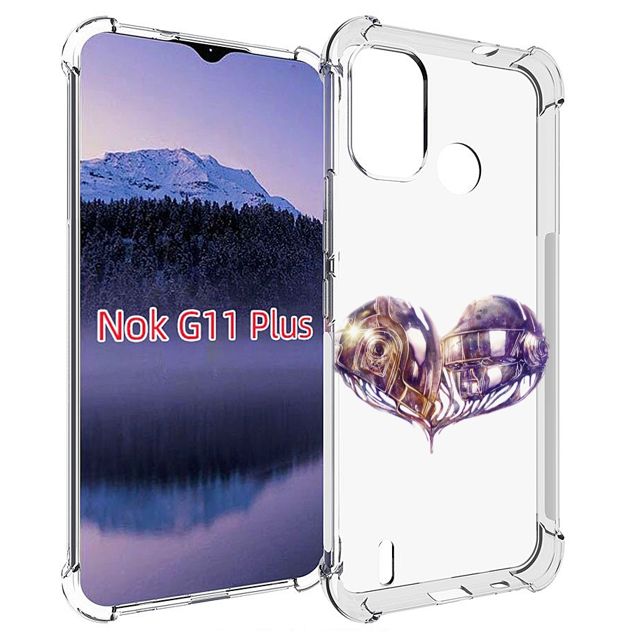 

Чехол MyPads сердце абстракция для Nokia G11 Plus, Прозрачный, Tocco