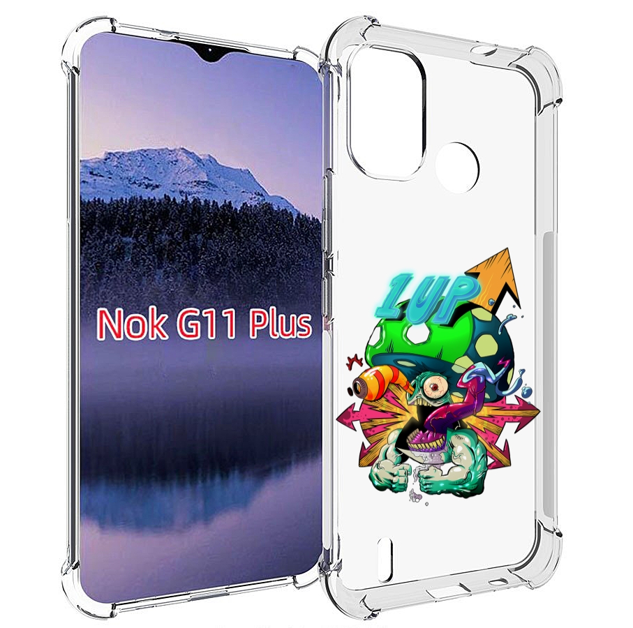 

Чехол MyPads сильный гриб абстракция для Nokia G11 Plus, Прозрачный, Tocco