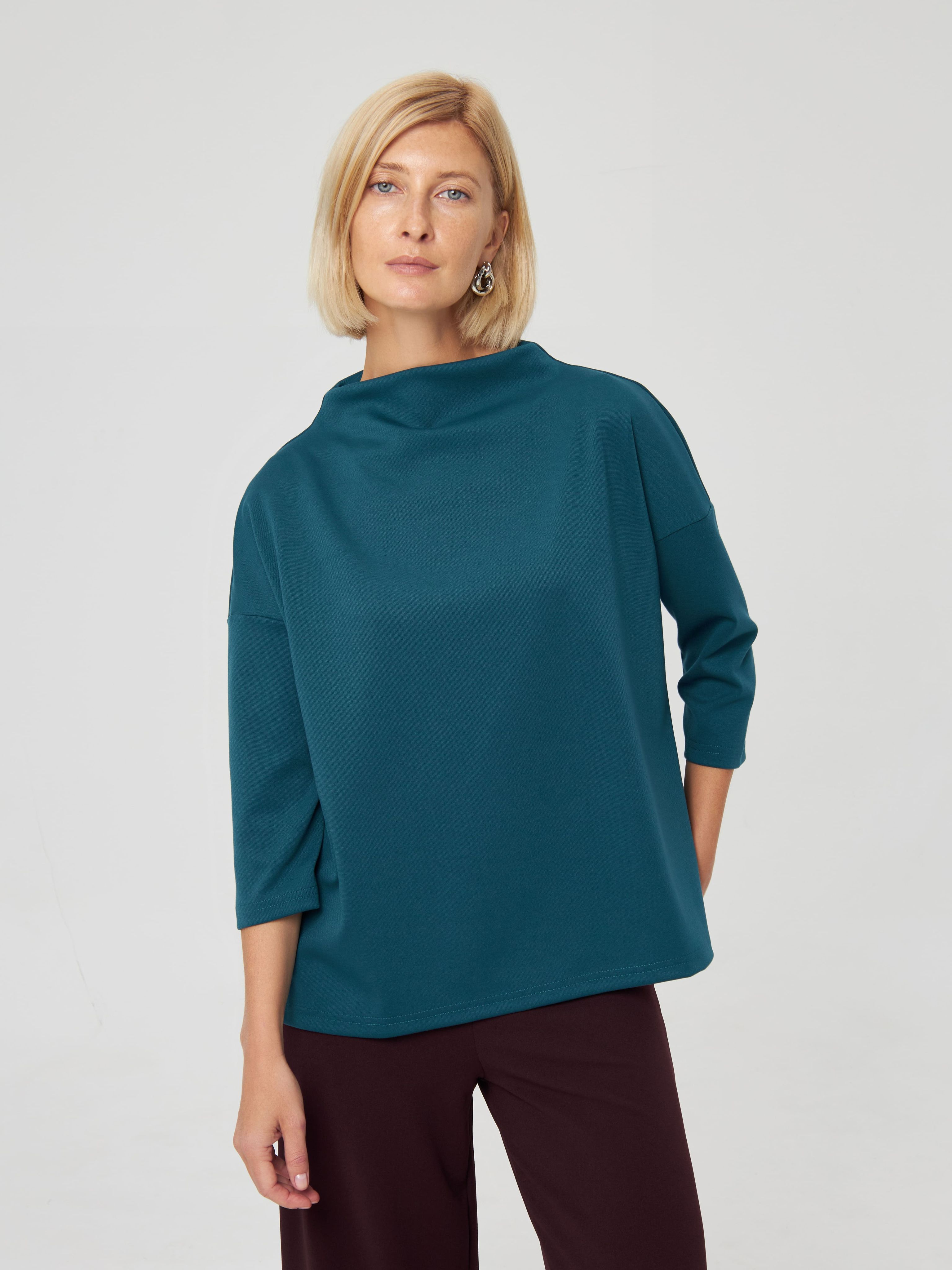 

Лонгслив женский KATHARINA KROSS 00-00006104 бирюзовый XL, 00-00006104