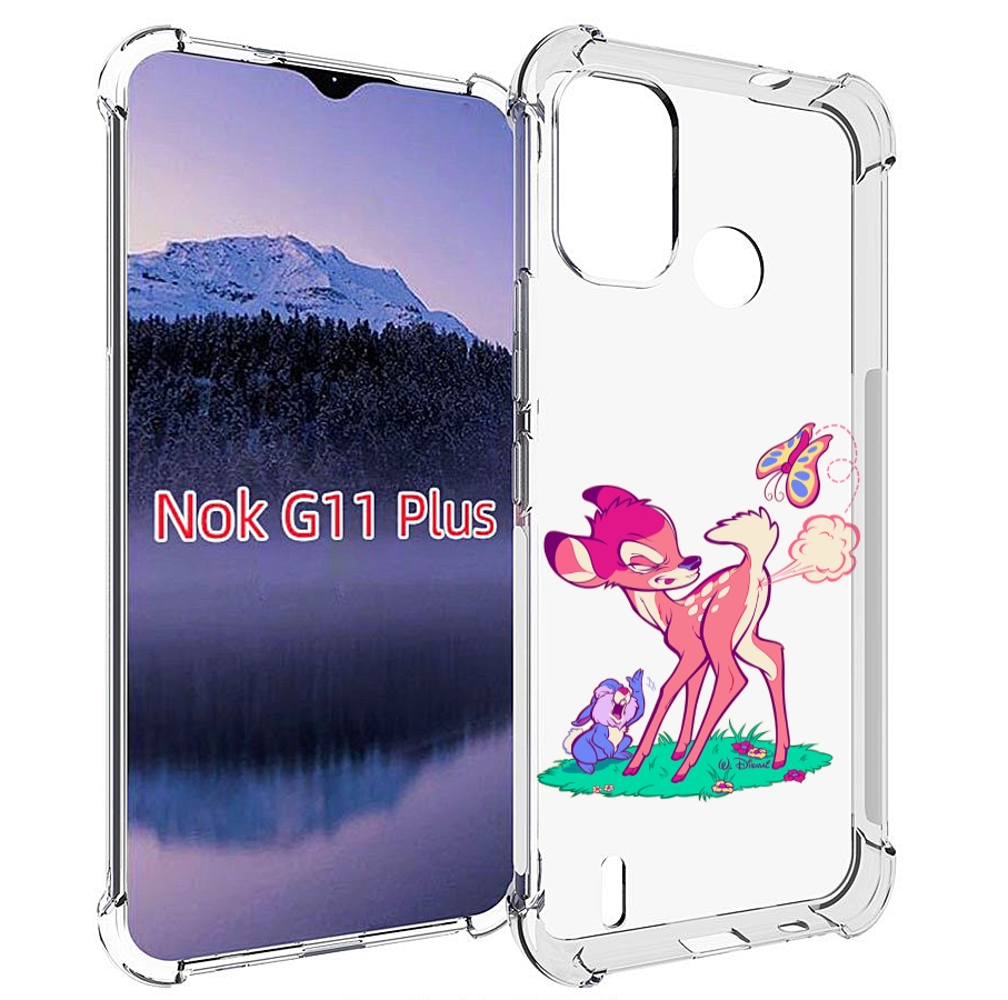 

Чехол MyPads смешной олененок для Nokia G11 Plus, Прозрачный, Tocco