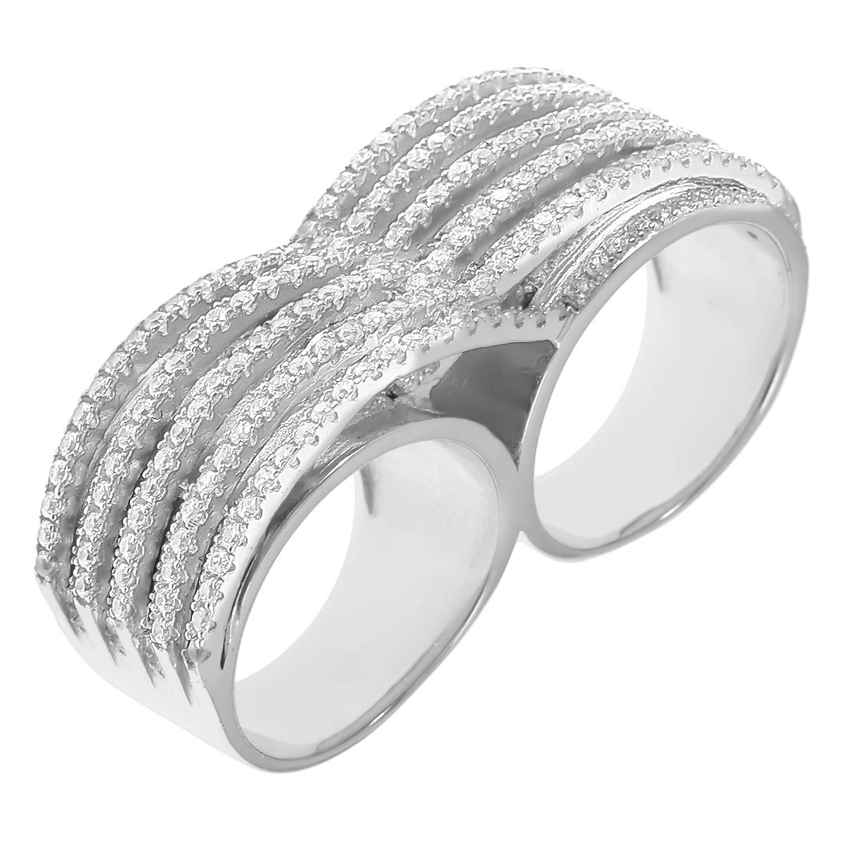 фото Кольцо из серебра с фианитом р. 18 balex jewellery 1445910019