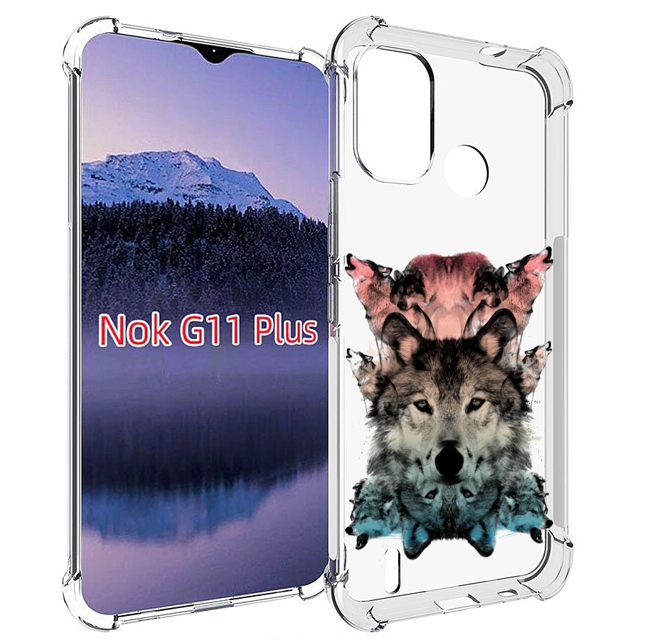 

Чехол MyPads стая для Nokia G11 Plus, Прозрачный, Tocco
