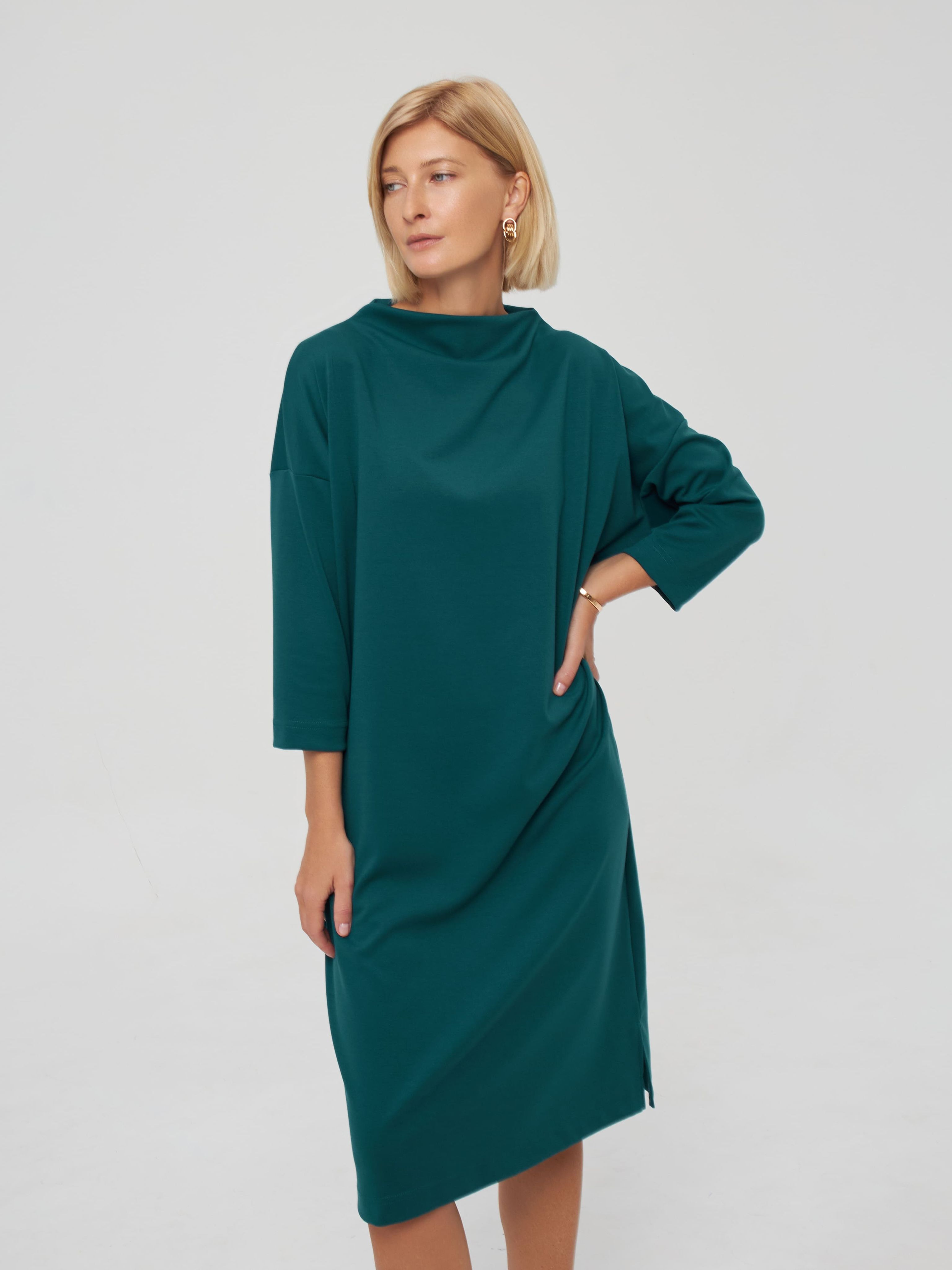 

Платье женское KATHARINA KROSS 00-00006112 бирюзовое XL, Бирюзовый, 00-00006112