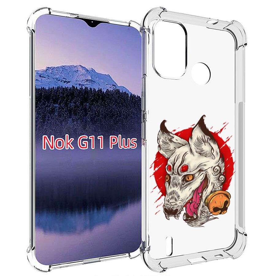 

Чехол MyPads страшная собака для Nokia G11 Plus, Прозрачный, Tocco