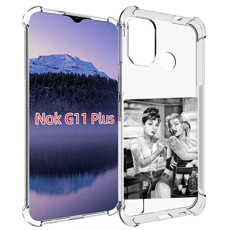 

Чехол MyPads тату мастер для Nokia G11 Plus, Прозрачный, Tocco