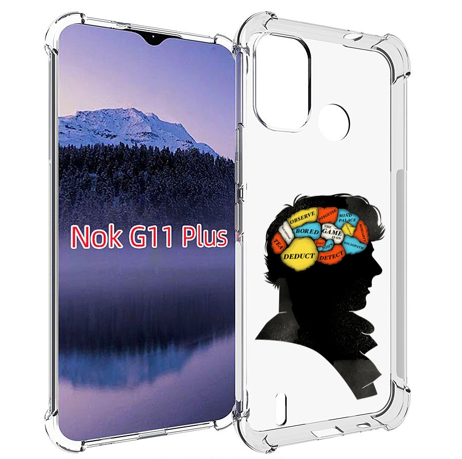 

Чехол MyPads темный рисунок для Nokia G11 Plus, Прозрачный, Tocco