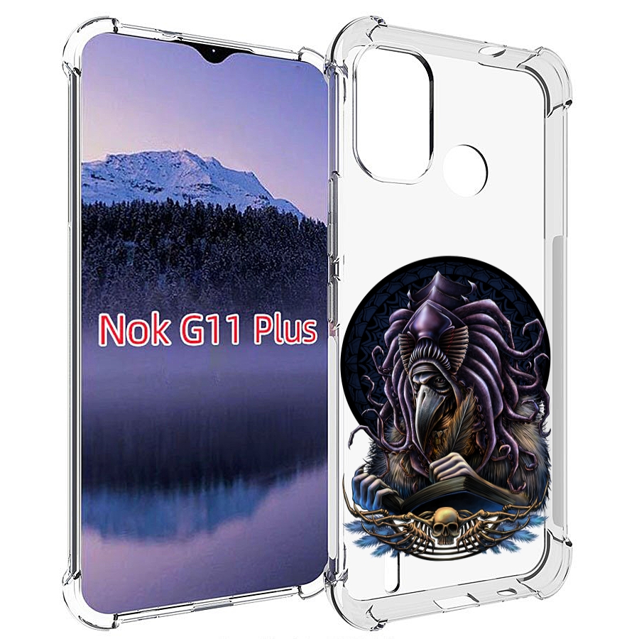 

Чехол MyPads умный ворон для Nokia G11 Plus, Прозрачный, Tocco