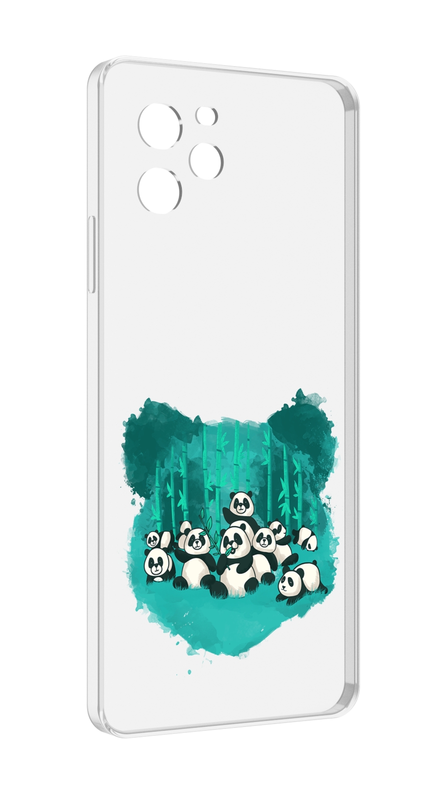 

Чехол MyPads нарисованные панды для Huawei Nova Y61 / Huawei Enjoy 50z, Прозрачный, Tocco