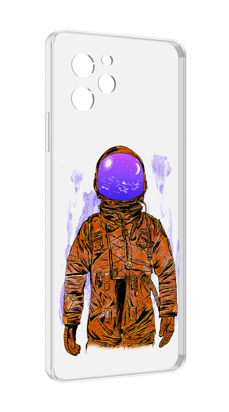 

Чехол MyPads нарисованный мужчина в скафандре для Huawei Nova Y61 / Huawei Enjoy 50z, Прозрачный, Tocco