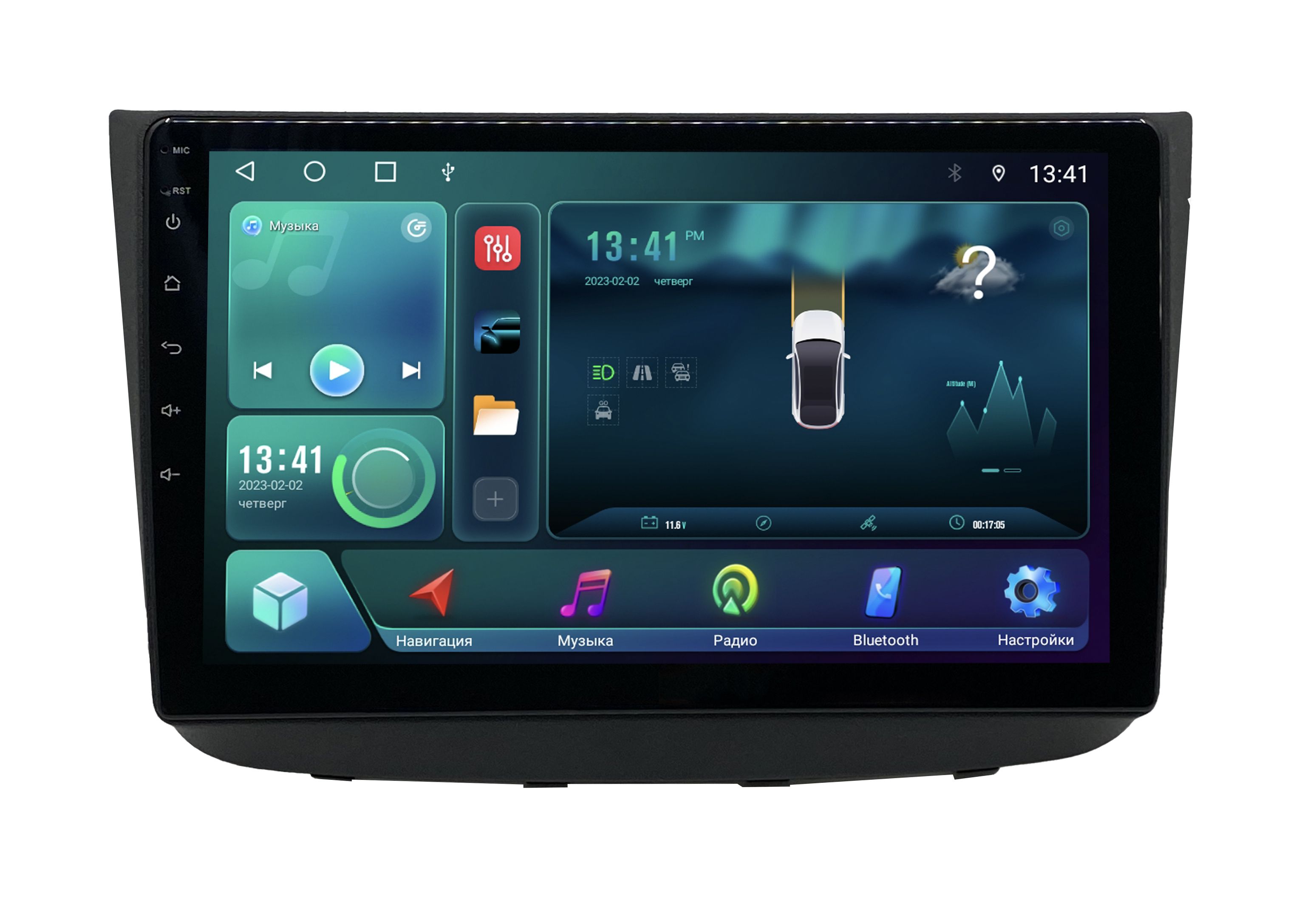 Штатная магнитола Zenith Mercedes-Benz Viano W639 2003-2015 Android 12 216 GB 2104700₽