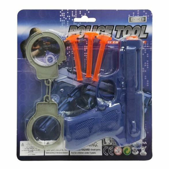 

Набор оружия полицейского Qunxing Toys Полицейский патруль, Синий;серый