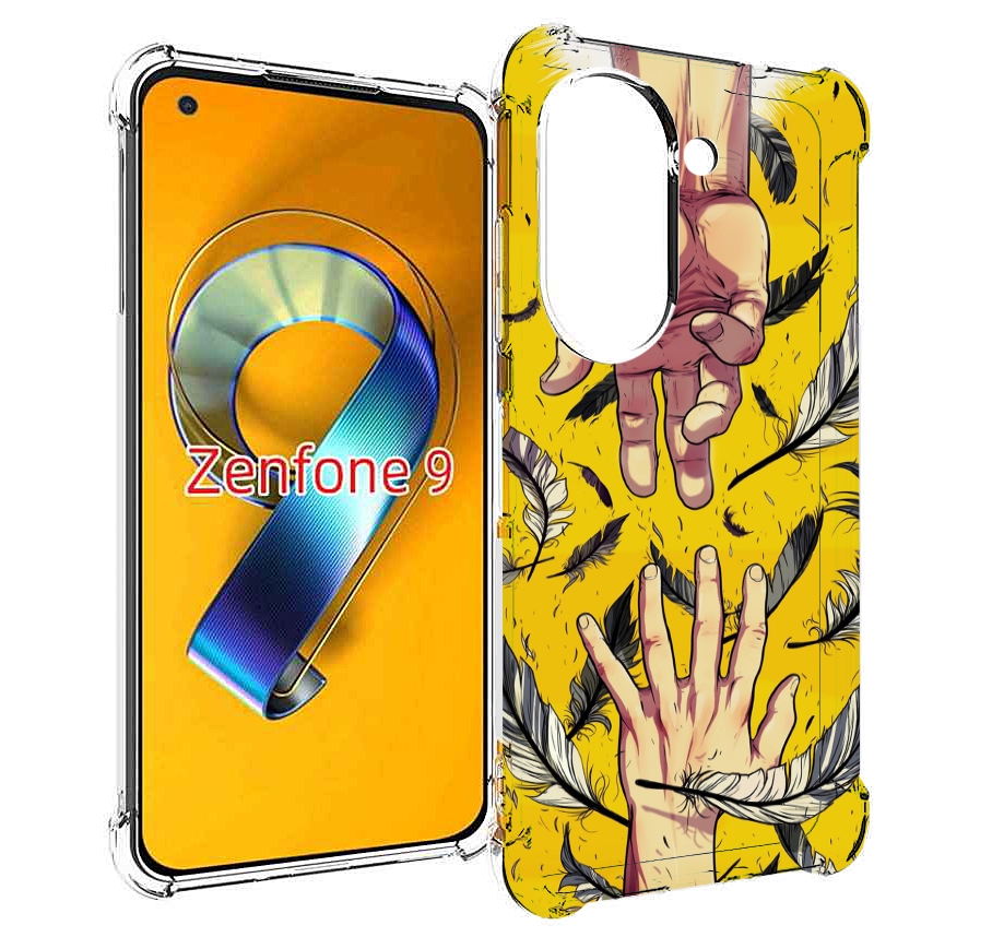 

Чехол MyPads рука-в-руку для Asus Zenfone 9 (AI2202), Прозрачный, Tocco