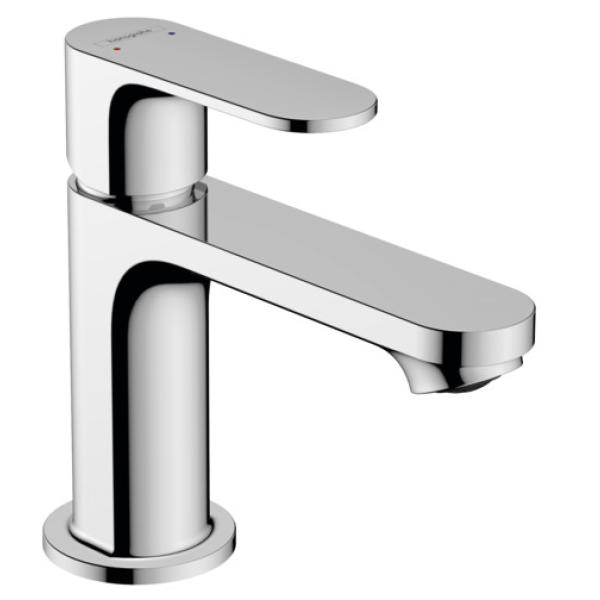 Смеситель для раковины hansgrohe Rebris S 80, со сливным гарнитуром 72510000, хром