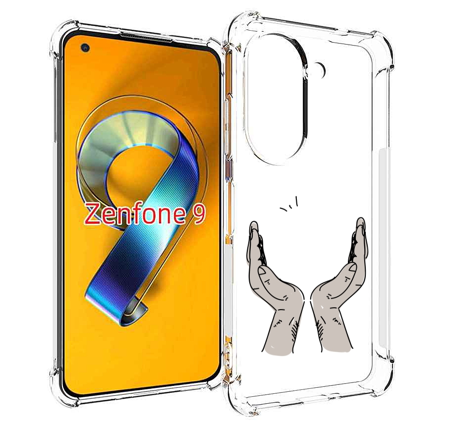 

Чехол MyPads руки-тянутся-к-небу для Asus Zenfone 9 (AI2202), Прозрачный, Tocco