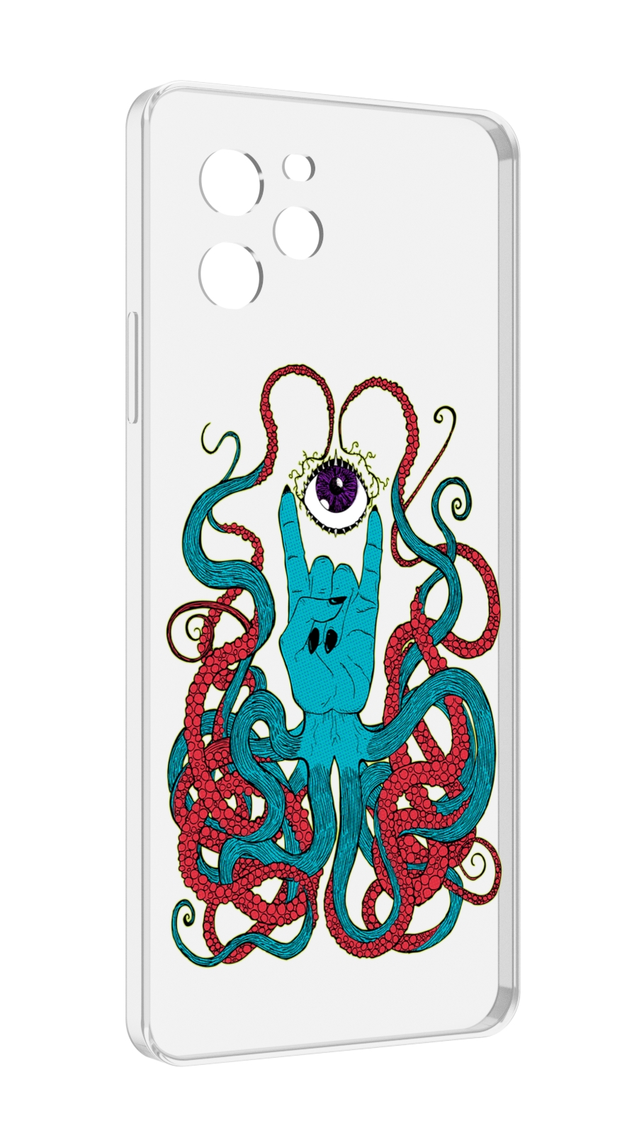 

Чехол MyPads осьминог-рука абстракция для Huawei Nova Y61 / Huawei Enjoy 50z, Прозрачный, Tocco