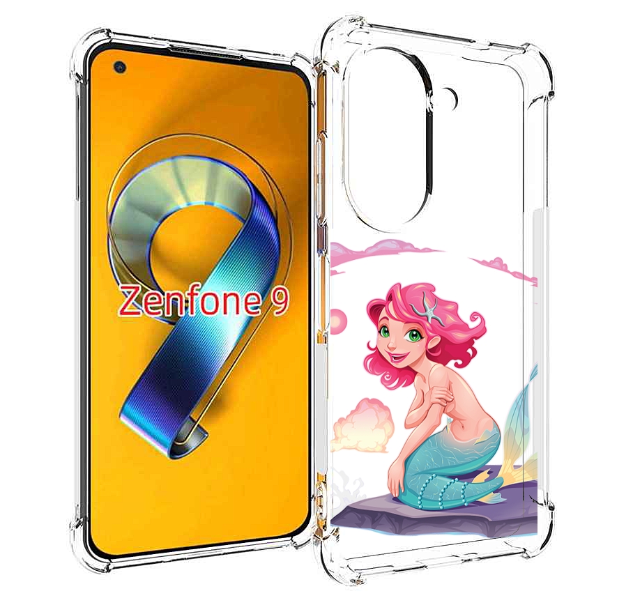 

Чехол MyPads русалочка для Asus Zenfone 9 (AI2202), Прозрачный, Tocco
