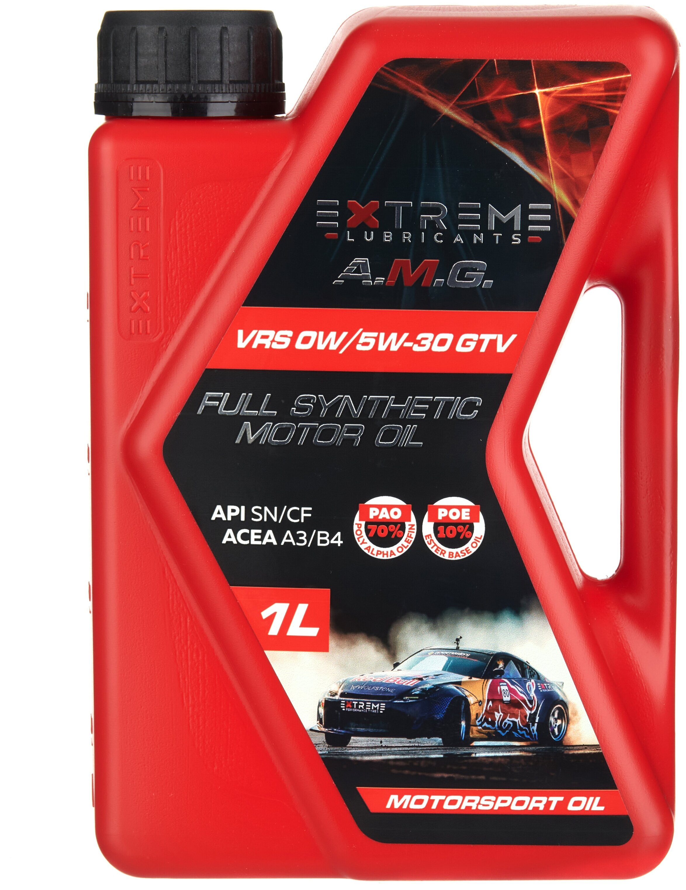 фото Моторное масло extreme a.m.g. vrs 0w/5w-30 gtv (1 л) exvrs0/5w30gtv1l extreme lubricants