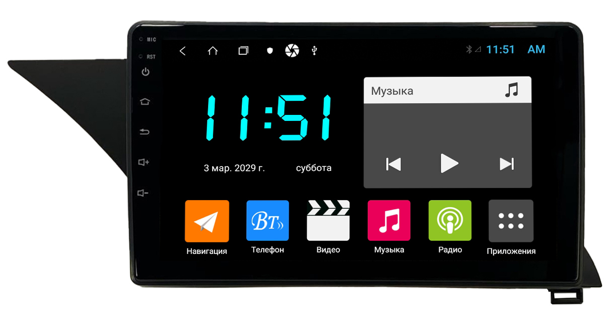 Штатная автомагнитола Zenith Mercedes-Benz GLK Мерседес-Бенц 2012-2015 Android 12 3347400₽