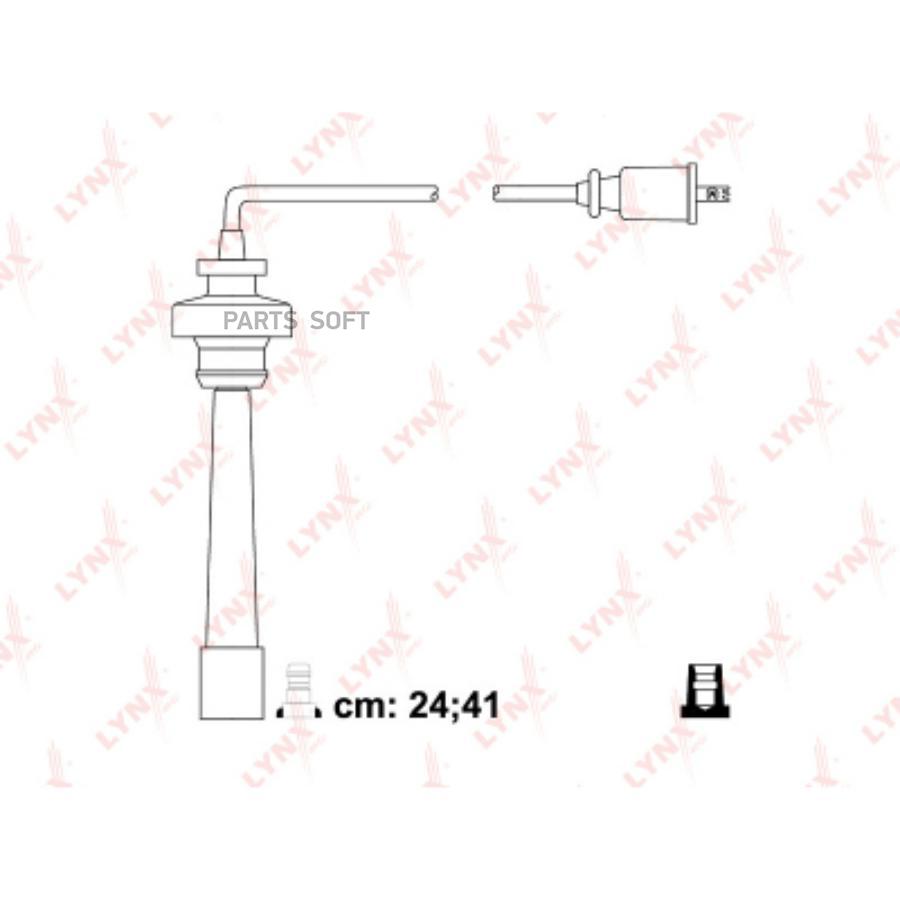 Провода высоковольтные MITSUBISHI Lancer 1 3-1 6 92> / Carisma 1 6 96> / Colt 1 3-1 6 96> 100059208644