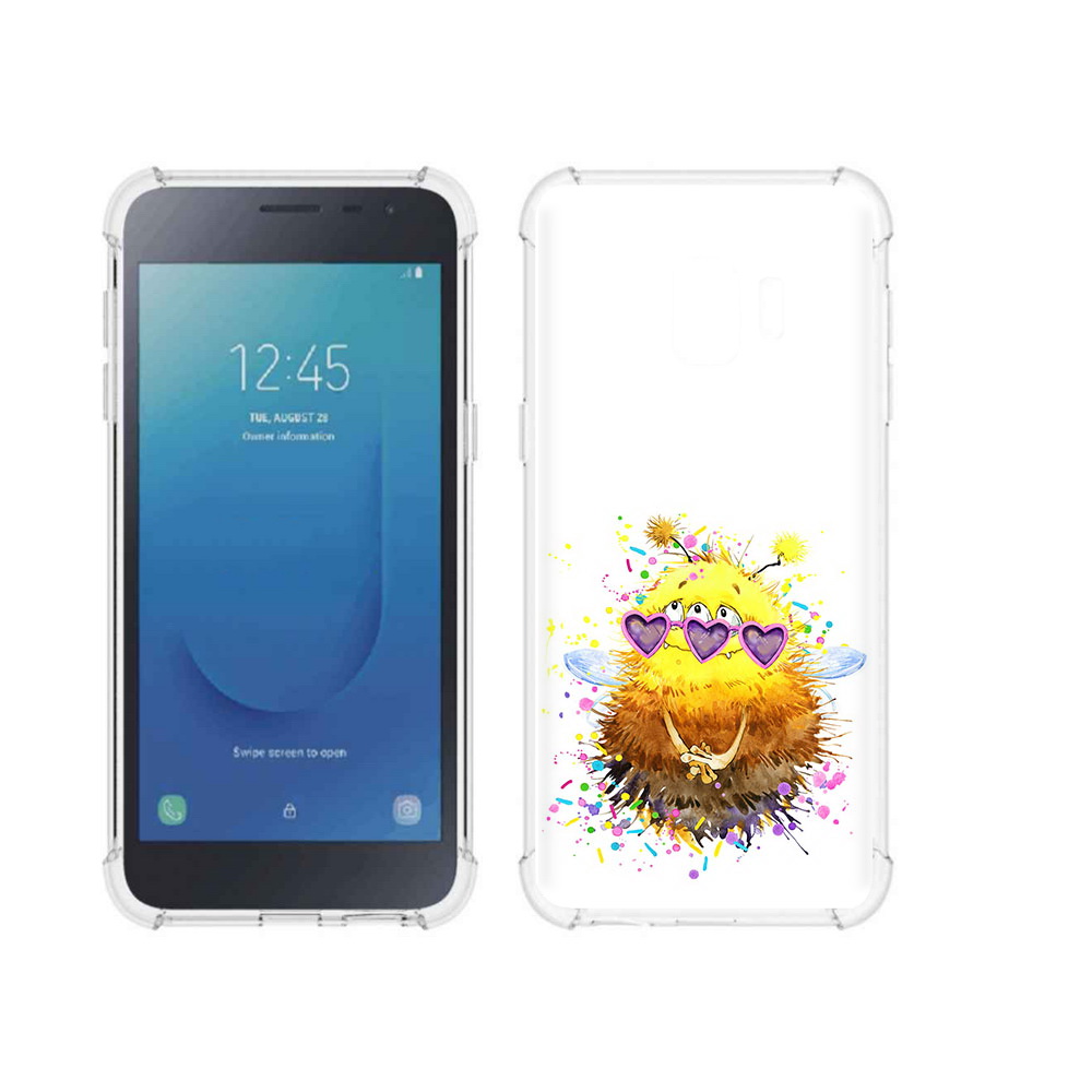Чехол MyPads Tocco для Samsung Galaxy J2 Core Пушитый шмель (PT124748.583.143)