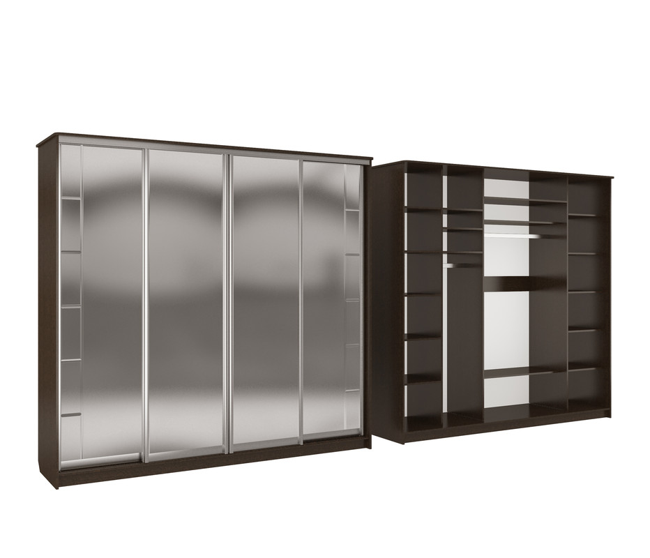 

Шкаф-купе Феникс ШК-Ф-24-600 В Венге 240х225х60, Черный;коричневый, ШКФ_В