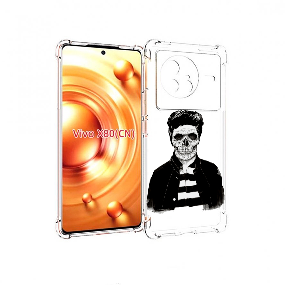 

Чехол Mypads Скелет Для Vivo X80, Прозрачный, Tocco