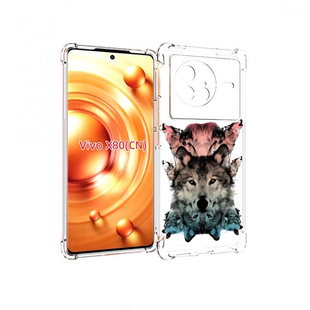 

Чехол Mypads Стая Для Vivo X80, Прозрачный, Tocco
