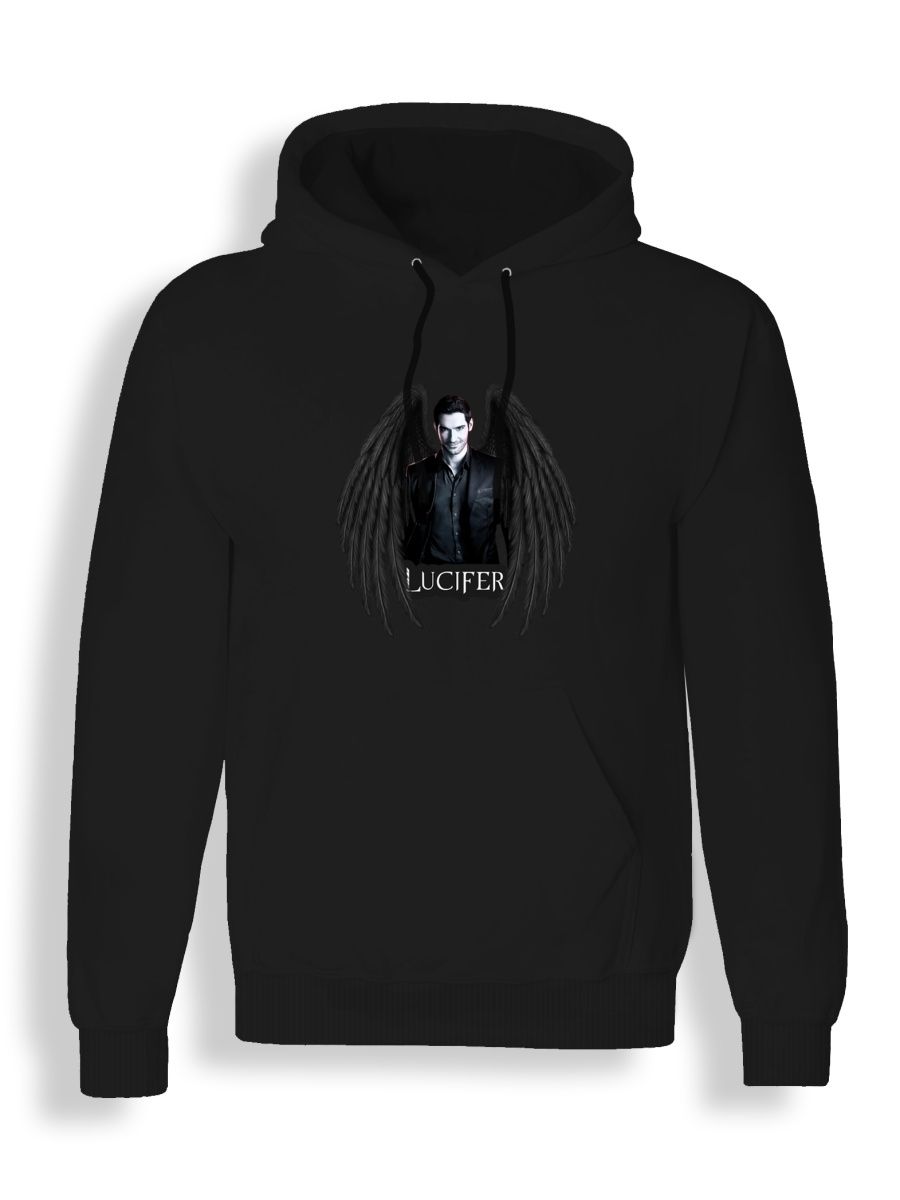 

Худи унисекс Каждому Своё Lucifer/Люцифер/Сериал SRLU4 черное M, Черный, "Lucifer/Люцифер/Сериал" SRLU4