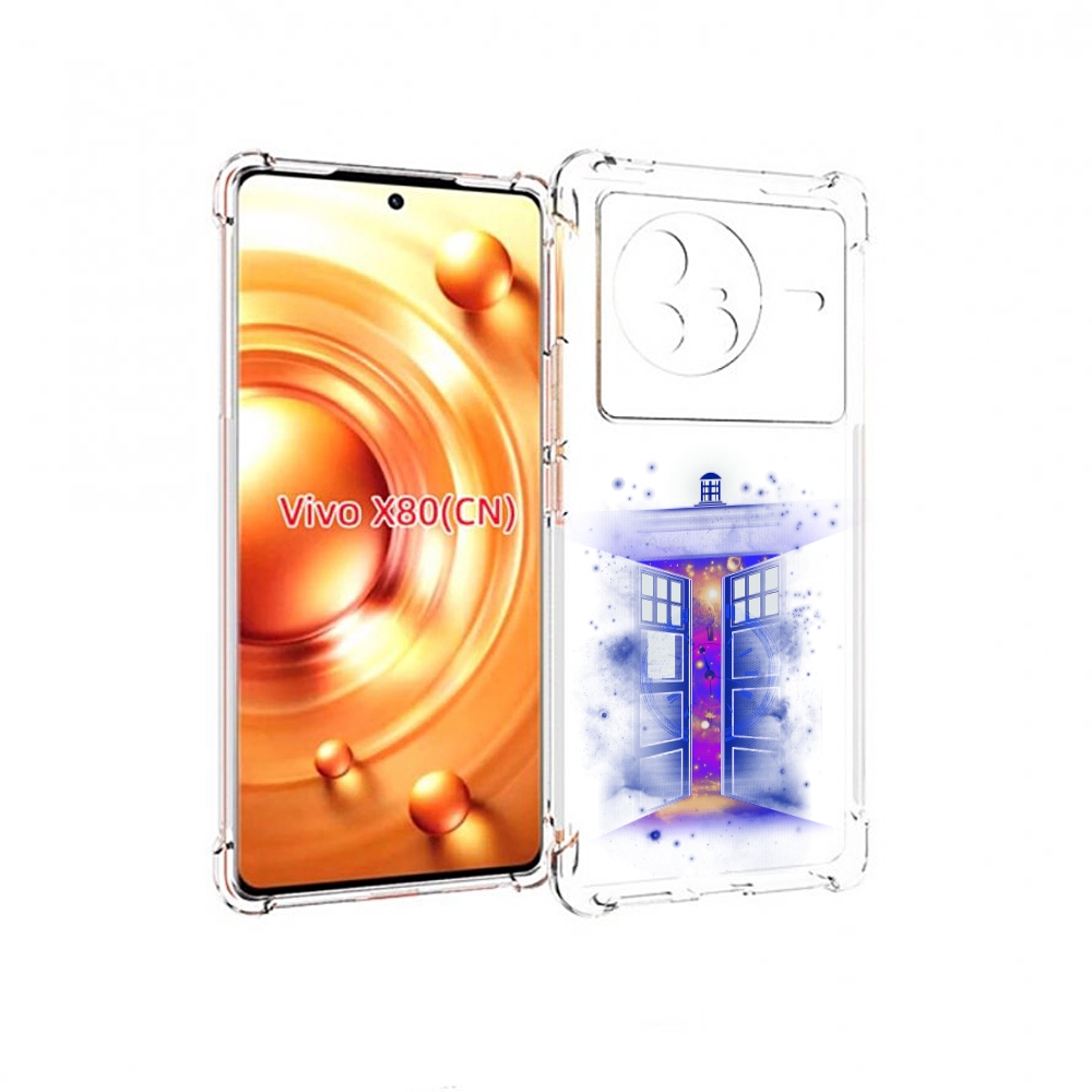 

Чехол Mypads Фиолетовый Уголок Абстракция Для Vivo X80, Прозрачный, Tocco