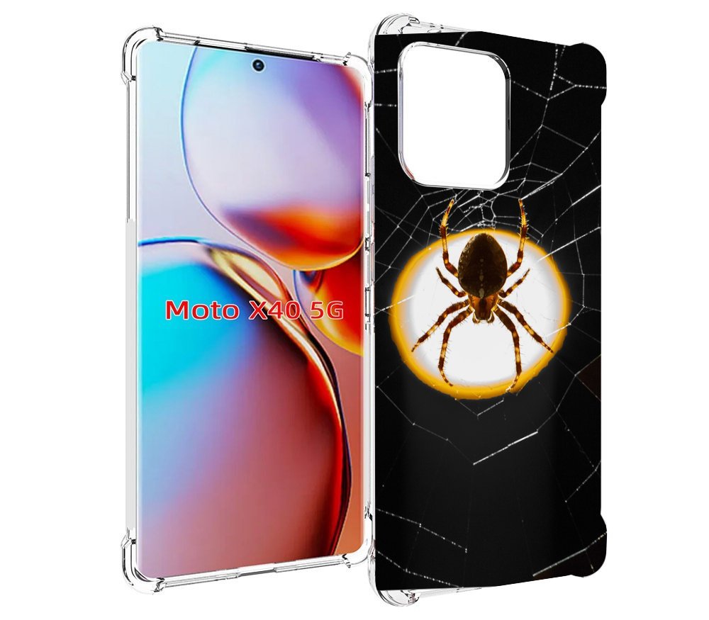 

Чехол MyPads паук-с-паутинкой для Motorola Moto X40, Прозрачный, Tocco