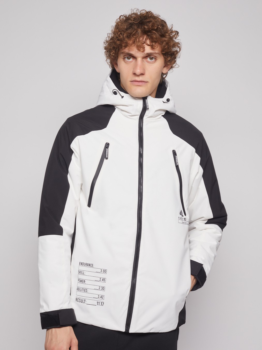 Куртка мужская Zolla 01234510L234 белая 2XL