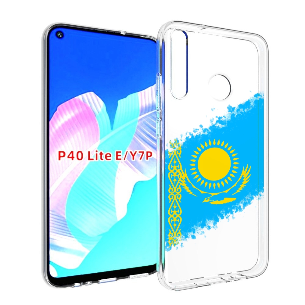 

Чехол бампер MyPads флаг Казахстана для Huawei P40 Lite E, Прозрачный, Tocco
