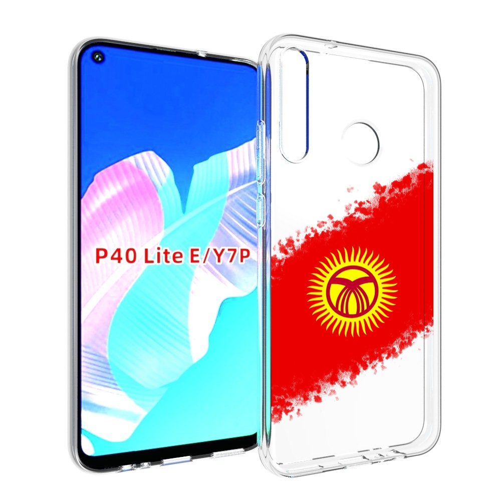 

Чехол бампер MyPads флаг Киргизии для Huawei P40 Lite E, Прозрачный, Tocco