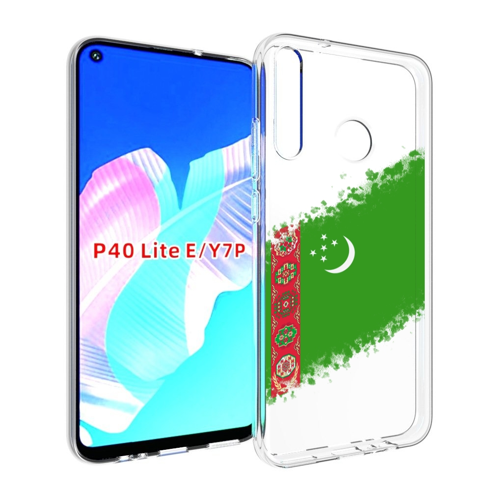 

Чехол бампер MyPads флаг герб Туркменистан-1 для Huawei P40 Lite, Прозрачный, Tocco