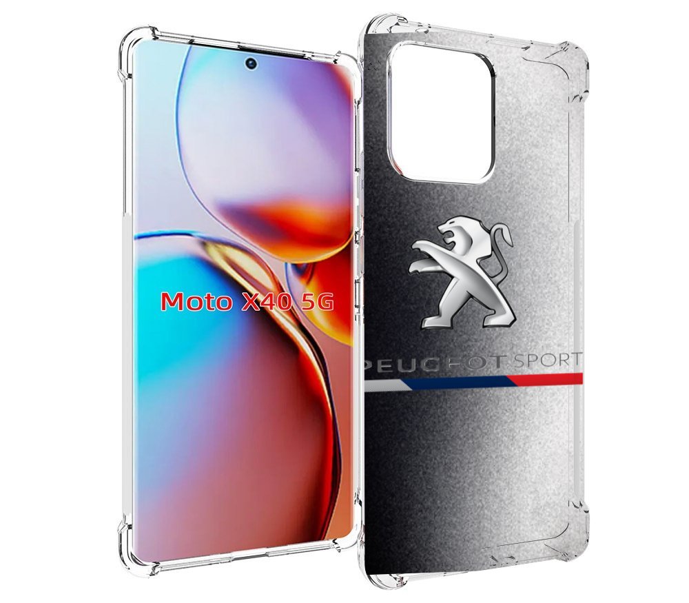 

Чехол MyPads пежо-peugeot-1 для Motorola Moto X40, Прозрачный, Tocco