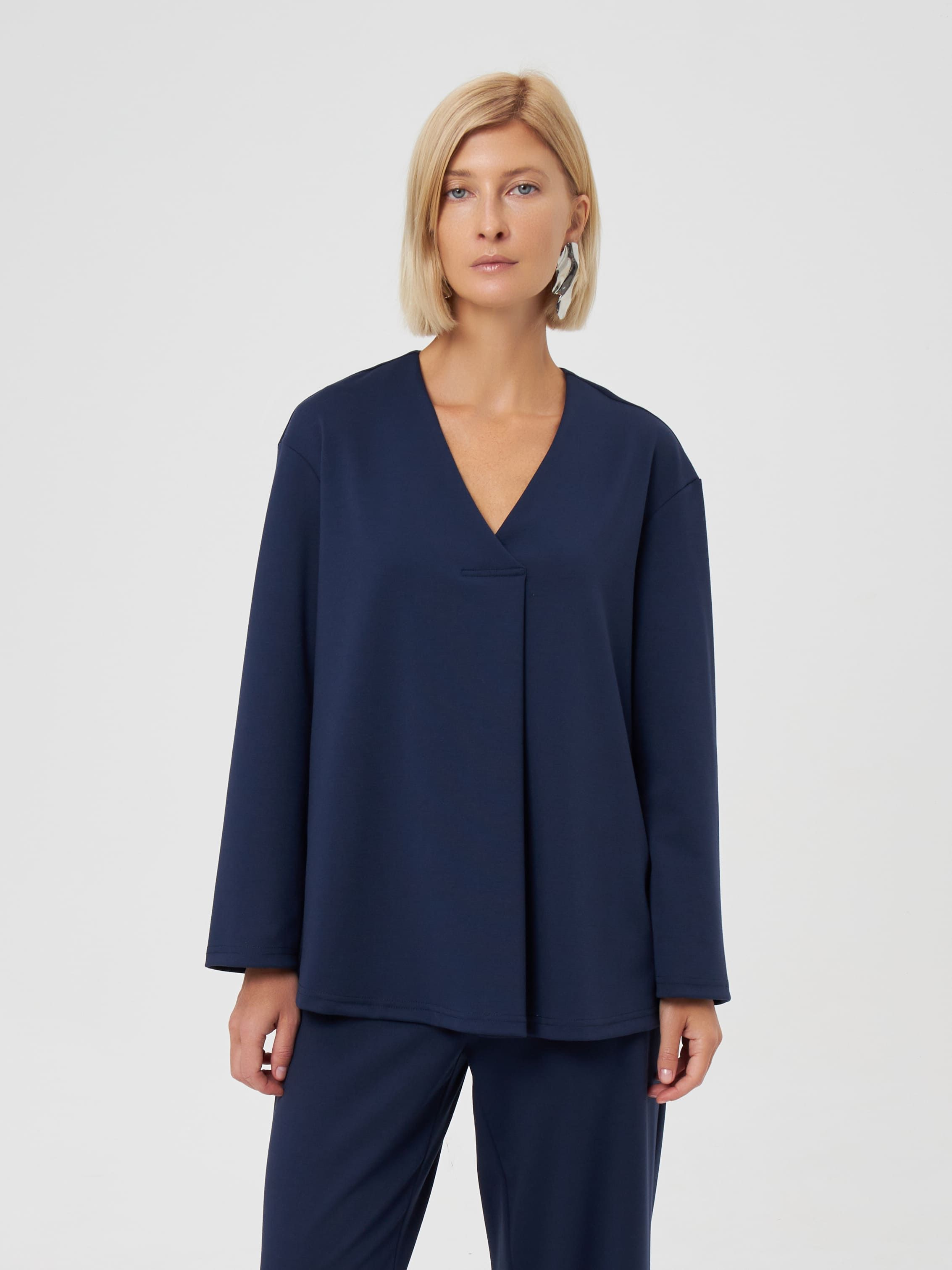 

Лонгслив женский KATHARINA KROSS 00-00006188 синий XL, 00-00006188