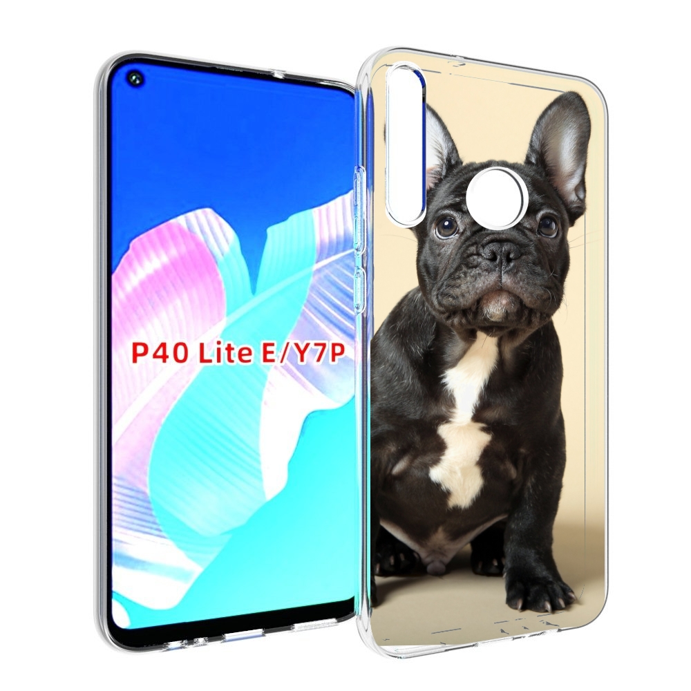 

Чехол бампер MyPads французскии бульдог для Huawei P40 Lite E, Прозрачный, Tocco