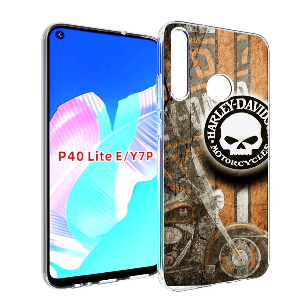 

Чехол бампер MyPads харлеи девидсон для Huawei P40 Lite E, Прозрачный, Tocco
