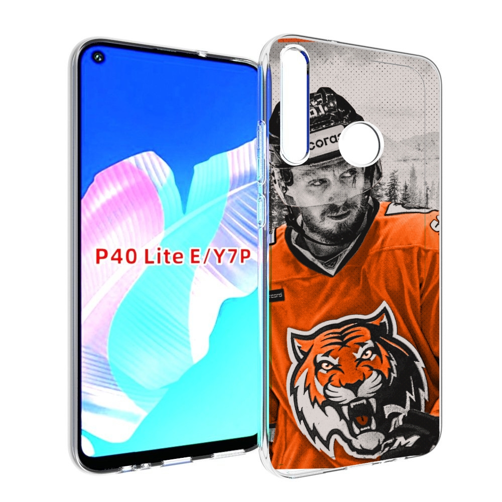 

Чехол бампер MyPads хк амур мужской для Huawei P40 Lite E, Прозрачный, Tocco
