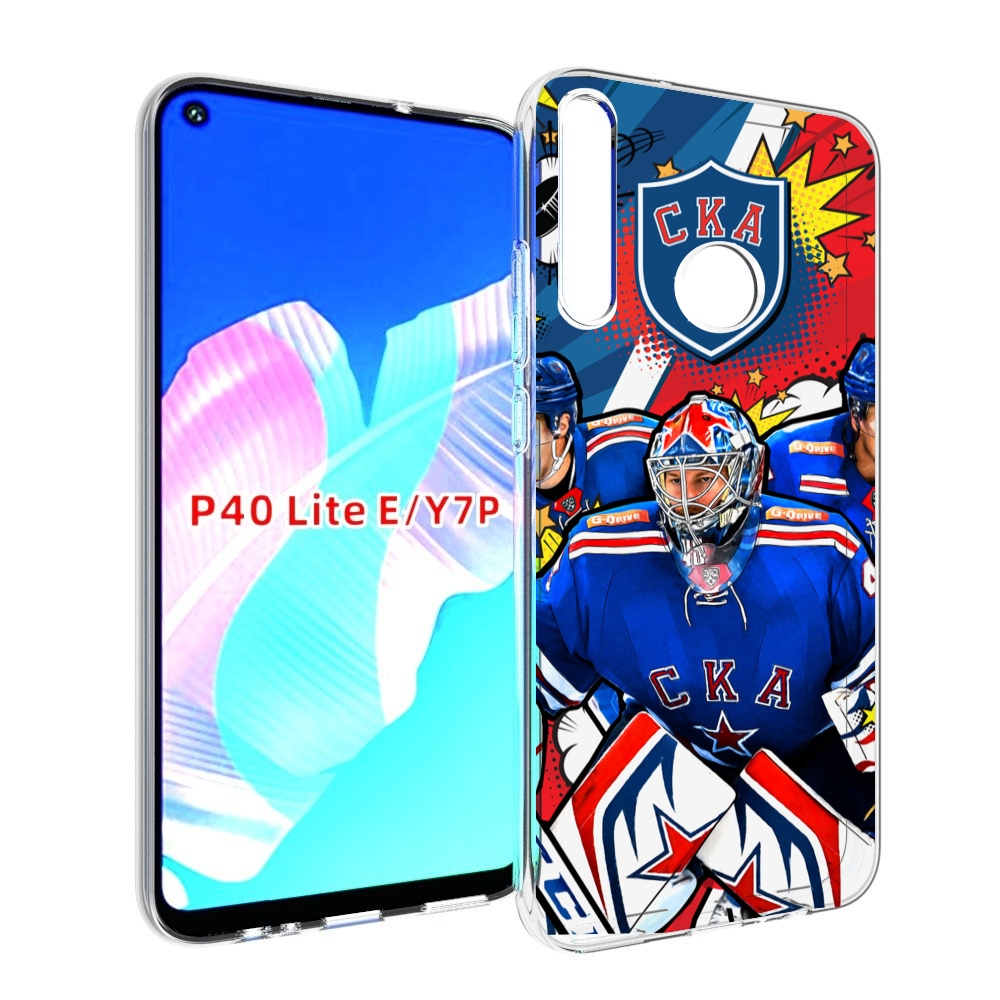 

Чехол бампер MyPads хк ска спб мужской для Huawei P40 Lite E, Прозрачный, Tocco