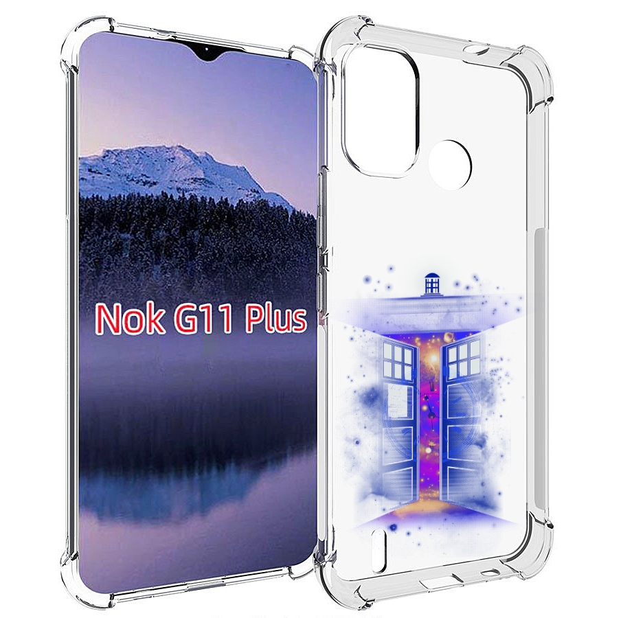 

Чехол MyPads фиолетовый уголок абстракция для Nokia G11 Plus, Прозрачный, Tocco