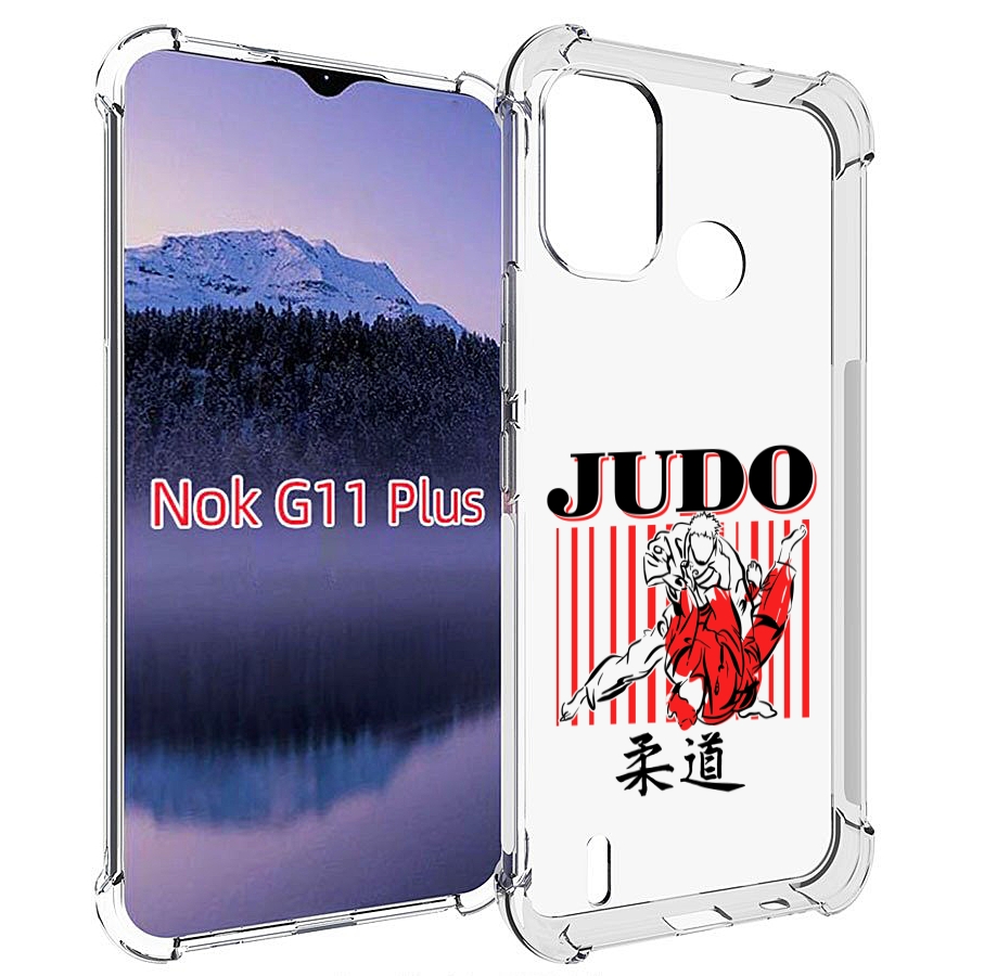 

Чехол MyPads Дзюдо для Nokia G11 Plus, Прозрачный, Tocco