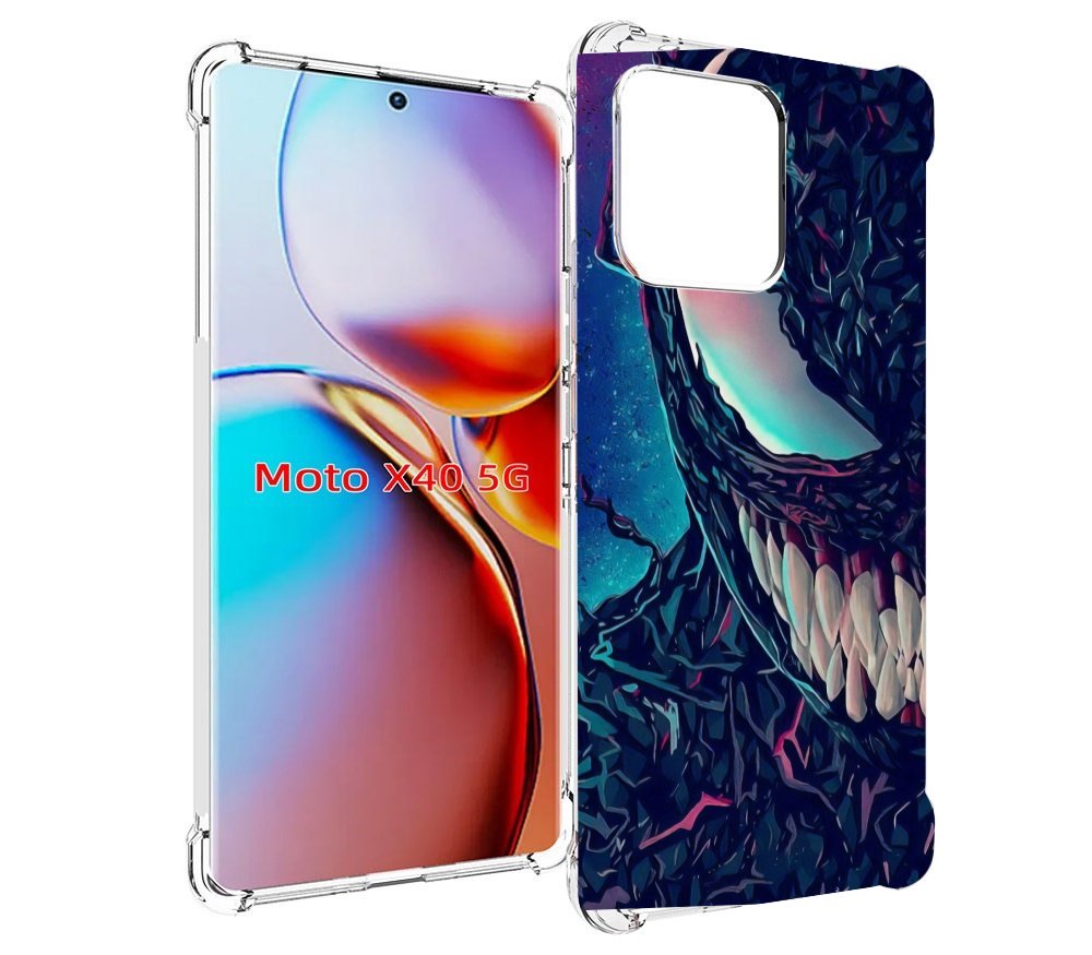

Чехол MyPads полу веном для Motorola Moto X40, Прозрачный, Tocco
