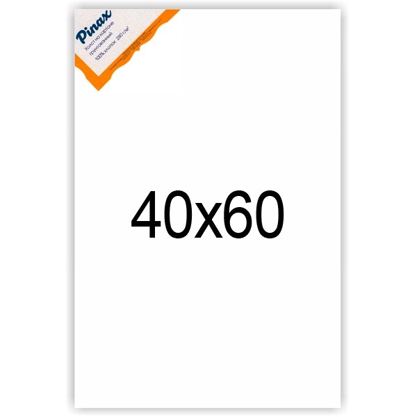 

Холст грунтованный на картоне Pinax 280 г 40x60 см