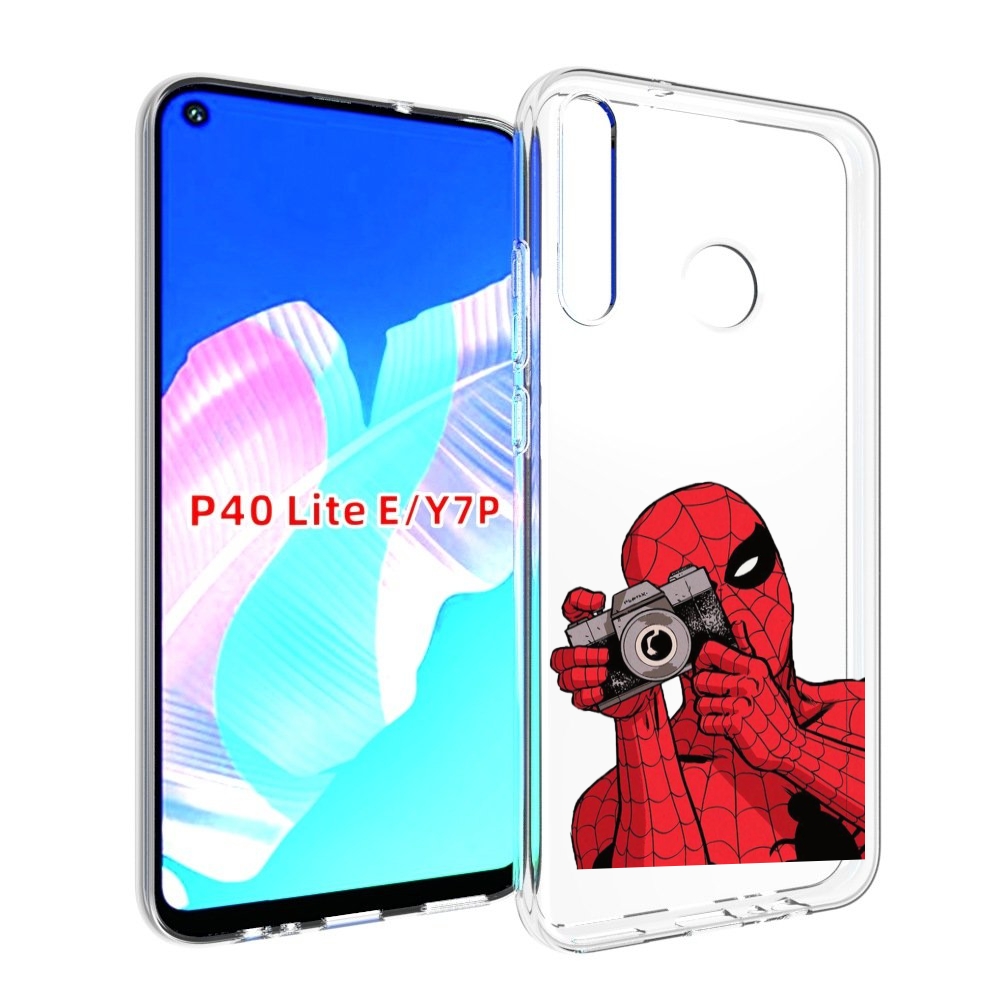 

Чехол бампер MyPads человек паук фотограф детский для Huawei P40, Прозрачный, Tocco