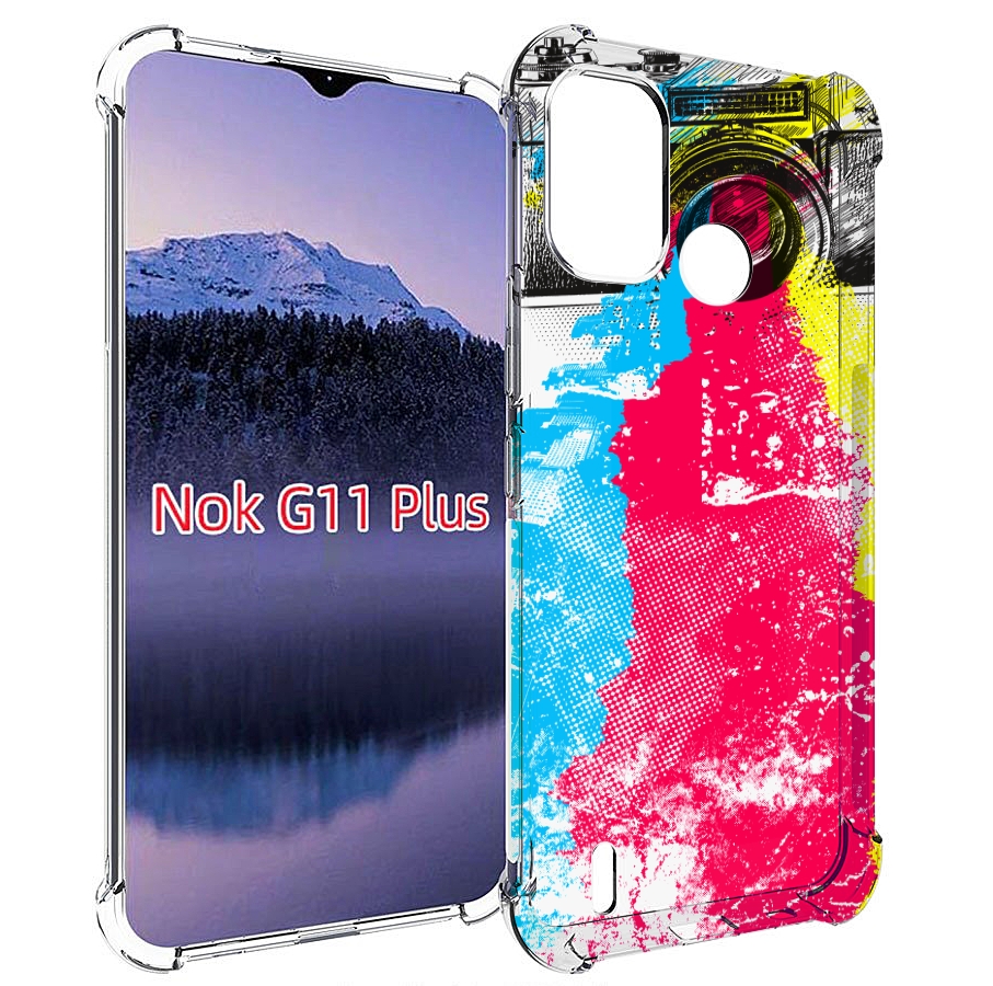 фото Чехол mypads цветной фотоаппарат для nokia g11 plus