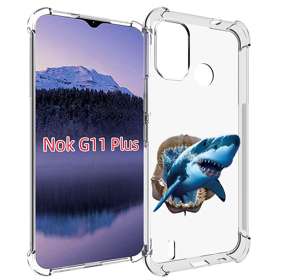 

Чехол MyPads челюсти для Nokia G11 Plus, Прозрачный, Tocco