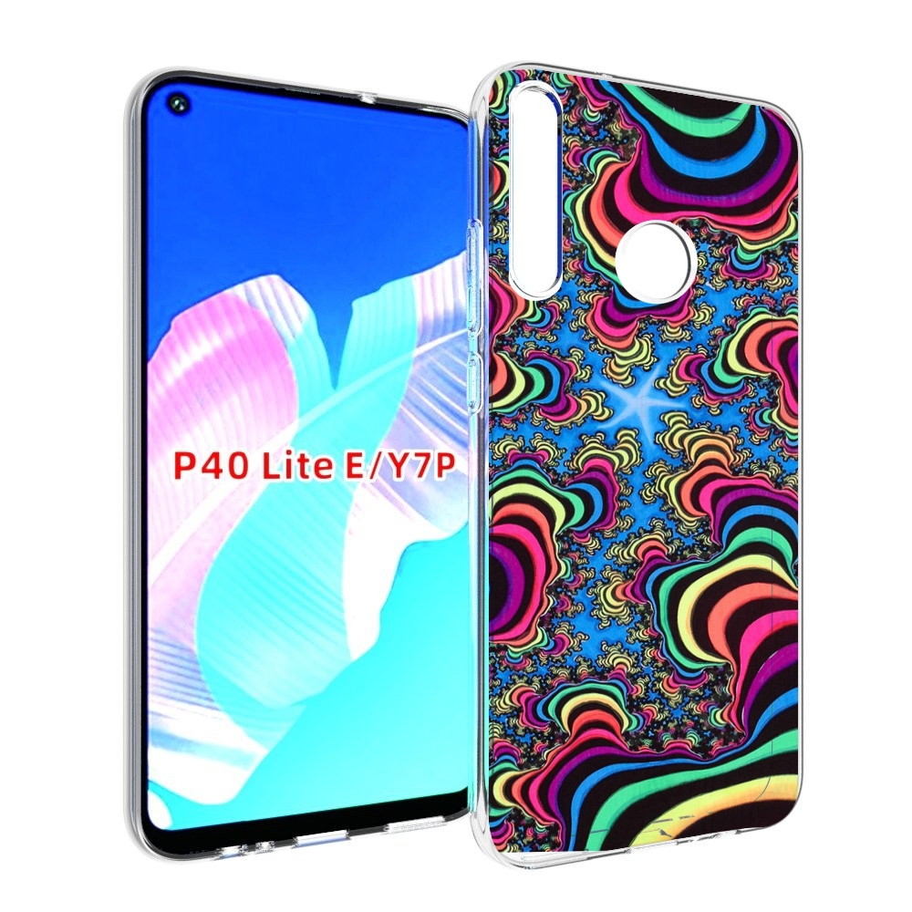 

Чехол бампер MyPads щупальца иллюзия для Huawei P40 Lite E, Прозрачный, Tocco