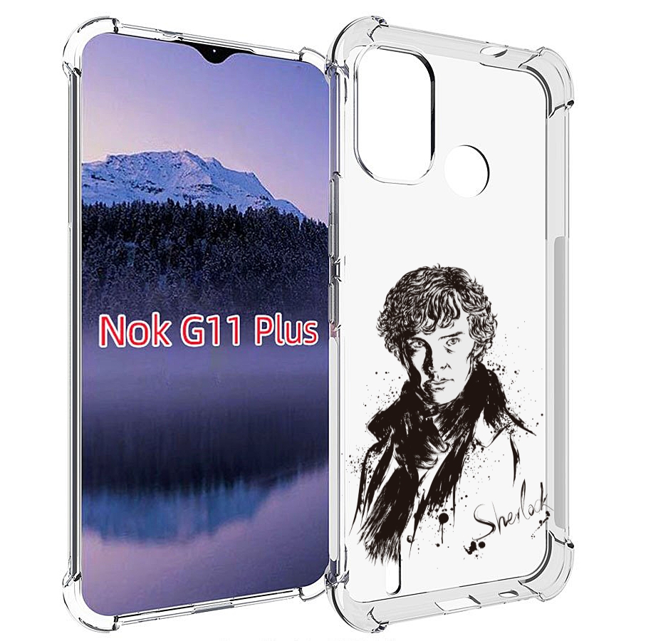 

Чехол MyPads шерлок холмс портрет для Nokia G11 Plus, Прозрачный, Tocco